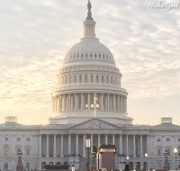 Picture of the Capitol Building during the Golden Hour