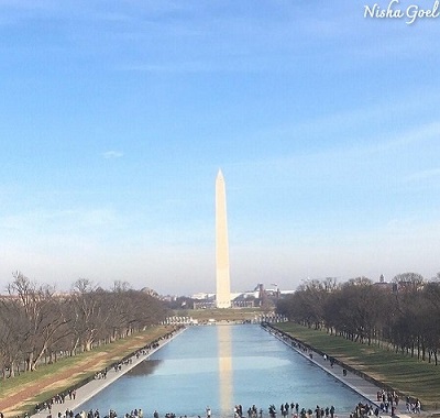 Picture at the Reflecting Pool